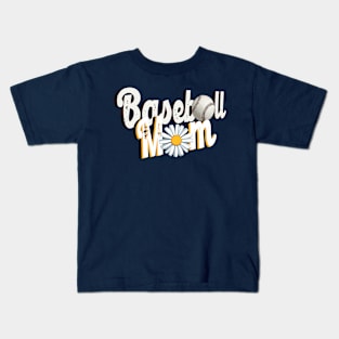 Baseball Mom Kids T-Shirt